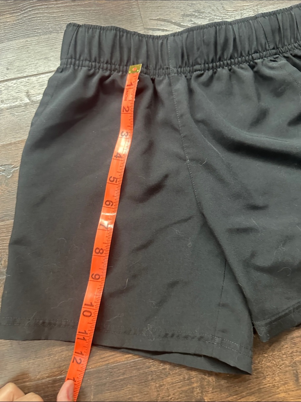 adidas Black Kids Athletic Shorts with White Logo c8 - Picture 4 of 5